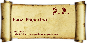 Husz Magdolna névjegykártya